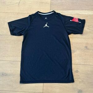 Jordan Black T-Shirt with White Logo